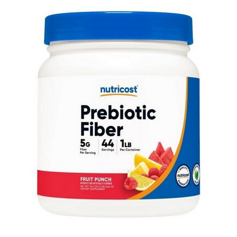Nutricost, Prebiotic Fiber Powder Fruit Punch, 1 Lb