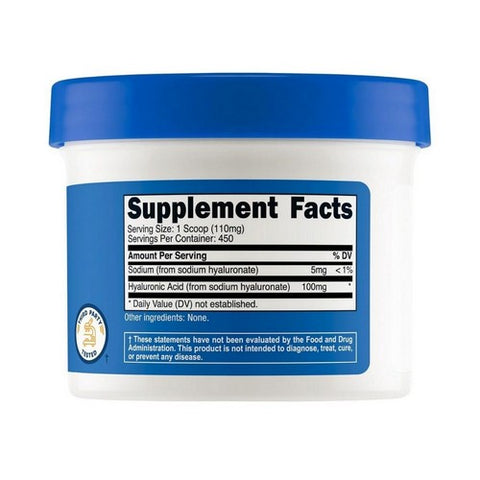 Nutricost, Hyaluronic Acid Powder, 50 Grams