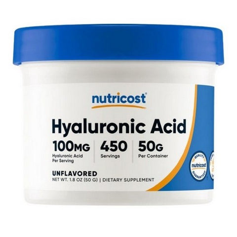Nutricost, Hyaluronic Acid Powder, 50 Grams