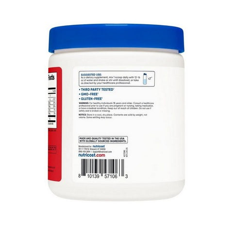 Nutricost, Ketone BHB 4-in-1 Powder Fruit Punch, 30 Serving