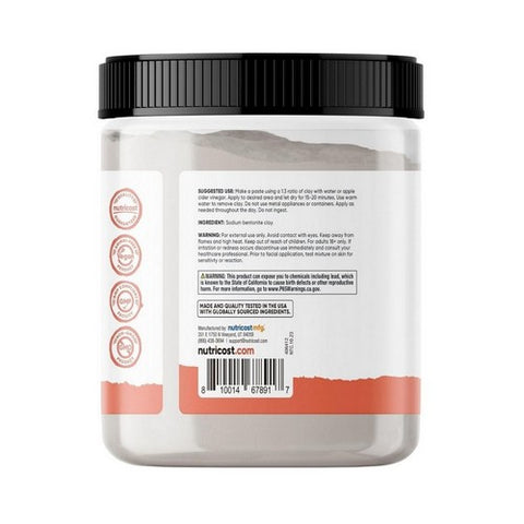 Nutricost, Essentials Bentonite Clay, 1 Lb