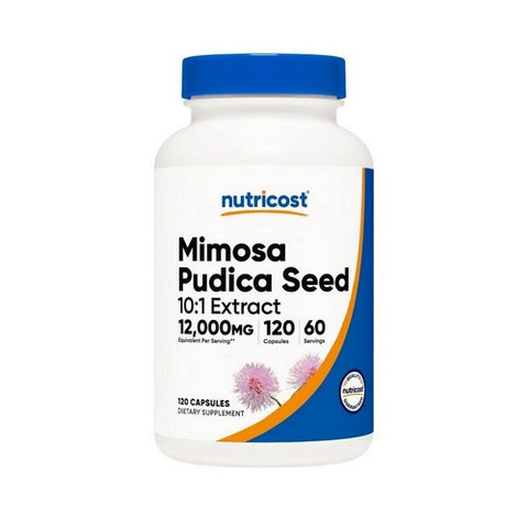 Nutricost, Mimosa Pudica Seed 10:1 Capsules, 12,000 Mg, 120 Count