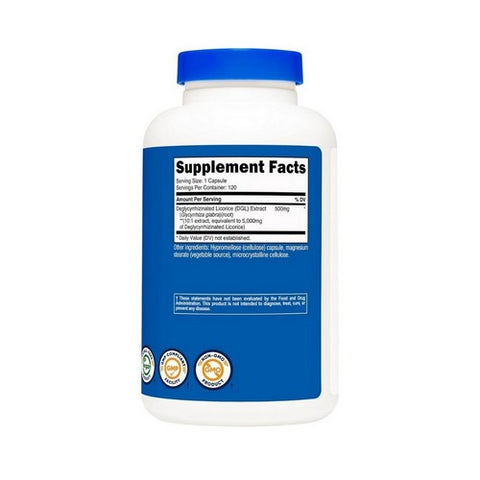 Nutricost, DGL Capsules, 5000 Mg, 120 Count