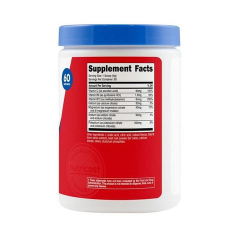 Nutricost, Electrolytes Hydration Complex Fruit Punch, 60 Servings