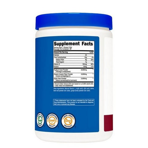 Nutricost, Soluble Fiber Powder Berry, 30 Serving