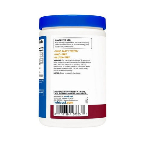 Nutricost, Soluble Fiber Powder Berry, 30 Serving