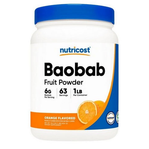 Nutricost, Baobab Powder Orange, 1 Lb