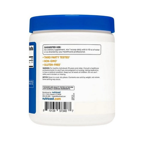 Nutricost, Magnesium Bisglycinate Powder, 250 Grams