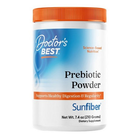 Doctors Best, Prebiotic Powder Sunfiber, 210 Grams