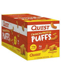 Crunchy Protein Puffs Cheddar Flavor 28.5 Grams (Pack Of 10) by Quest Nutrition