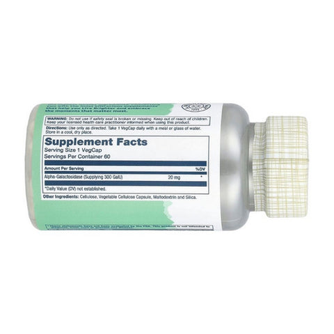 Solaray, Bean Enzyme, 60 Count