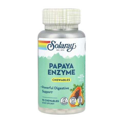 Solaray, Papaya Enzyme, 90 Count