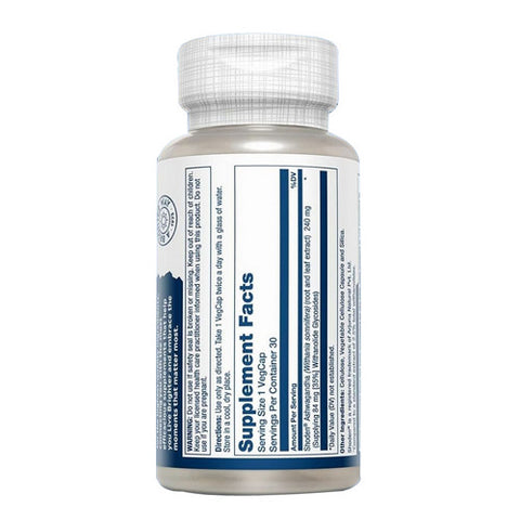 Solaray, ProSorb Prosorb Ashwagandha, 30 Count