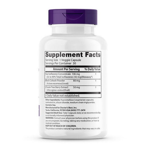Doctors Best, Women's Menopause Support, 30 VegCaps