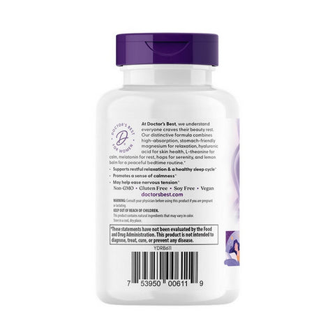 Doctors Best, Women's Beauty Sleep, 60 VegCaps