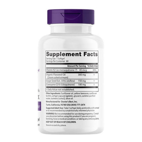Doctors Best, Women's Heart Complex, 60 Softgels