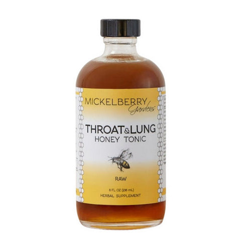 Mickelberry Gardens, Throat And Lung Honey Tonic, 8 Oz