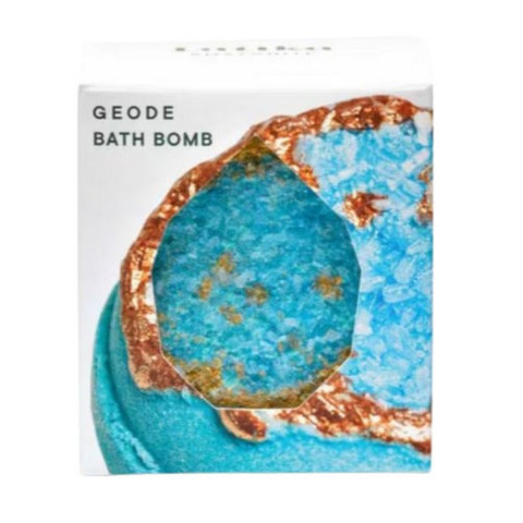 Latika Soap, Geode Bath Bomb Amazonite, 1 Count