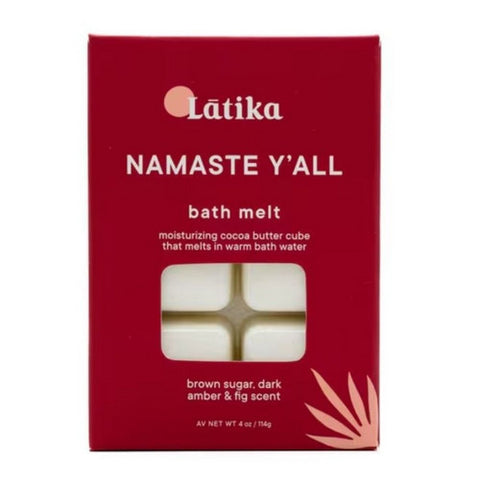 Latika Soap, Bath Melt Namaste Y All, 6 Count