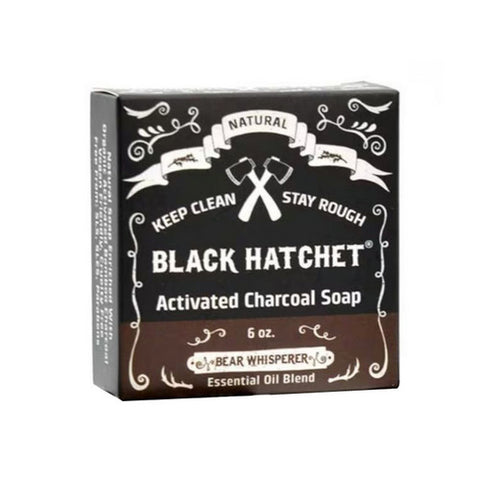 Latika Soap, Black Hatchet Charcoal Bar Soap Bear Whisperer, 6 Oz