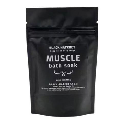 Latika Soap, Black Hatchet Bath Soak Muscle, 4 Oz
