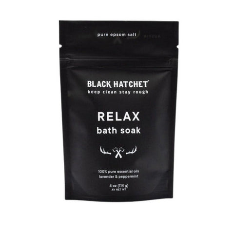 Latika Soap, Black Hatchet Bath Soak Relax, 4 Oz