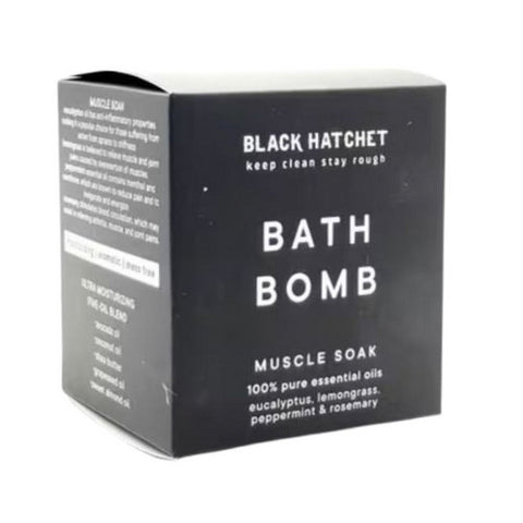 Latika Soap, Black Hatchet Bath Bomb, 1 Count