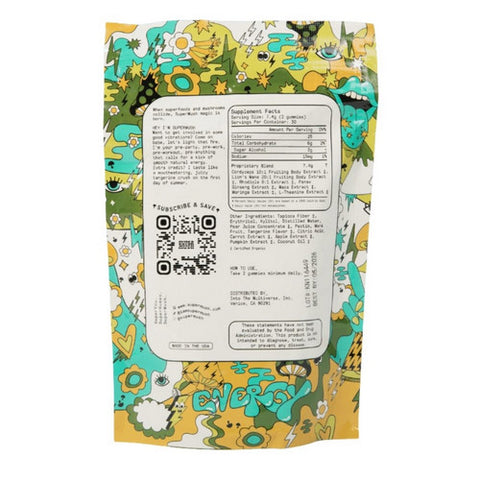 SuperMush, Daily Energy Gummies, 60 Gummies