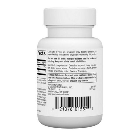 Source Naturals, L-Carnosine, 500 MG, 30 Tabs