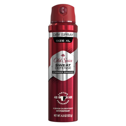 Old Spice, Deodorant For Men Invisible Dry Spray Stronger Swagger Scent, 4.3 Oz (Case Of 3)