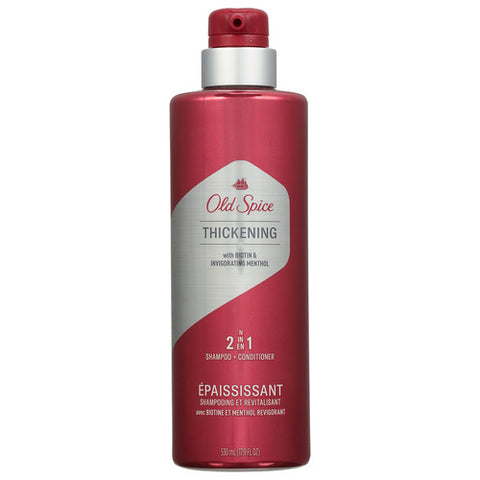 Old Spice, Old Spice Thickening 2 In 1 Shampoo Plus Conditioner, 17.9 Oz (Case Of 4)