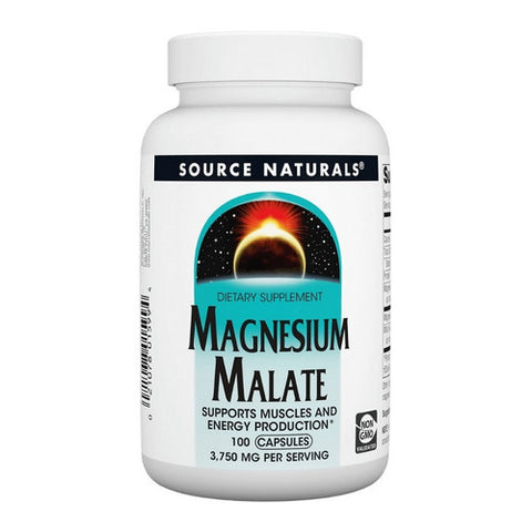 Source Naturals, Magnesium Malate, 100 Caps