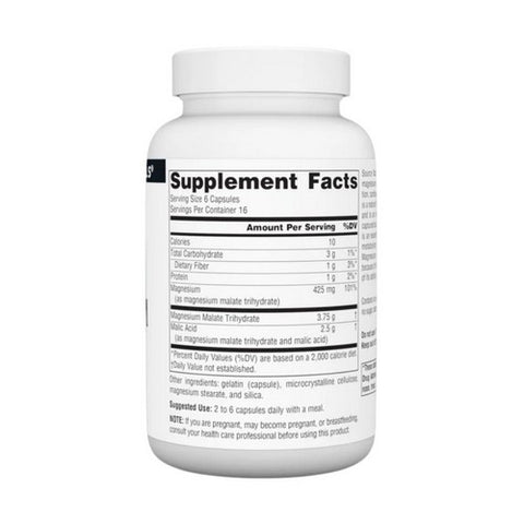 Source Naturals, Magnesium Malate, 100 Caps