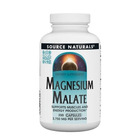 Source Naturals, Magnesium Malate, 200 Caps