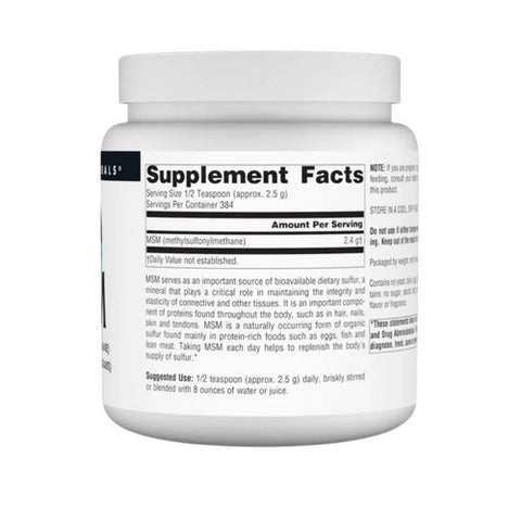 Source Naturals, MSM Powder, 1000 gm