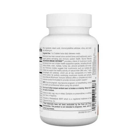 Source Naturals, Mushroom Immune Defense, 30 Tabs