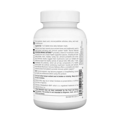 Source Naturals, Mushroom Immune Defense, 60 Tabs