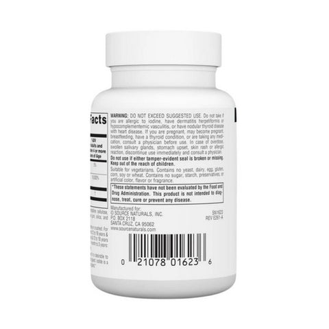 Source Naturals, Potassium Iodide, 60 Tabs