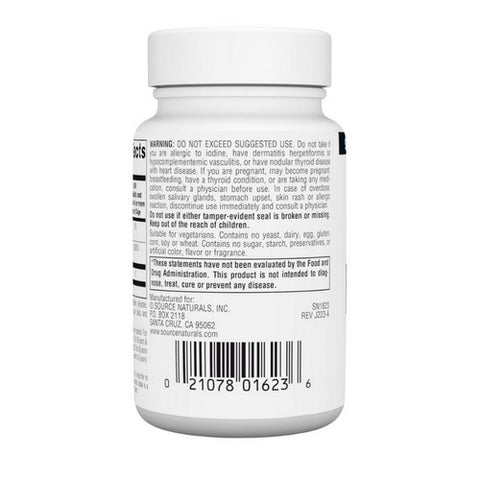 Source Naturals, Potassium Iodide, 60 Tabs