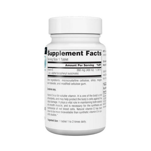Source Naturals, Vitamin E, 400 IU, Dry 100% Natural 50 Tabs