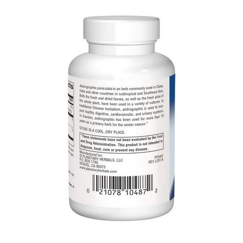 Planetary Herbals, Full Spectrum Andrographis, 60 Tabs