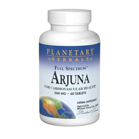 Planetary Herbals, Full Spectrum Arjuna, 60 Tabs