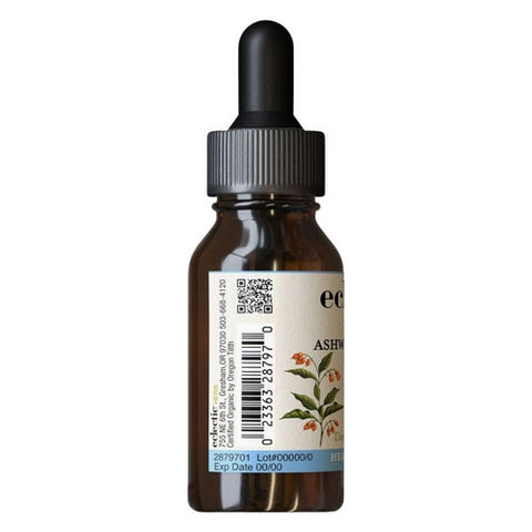 Eclectic Herb, Ashwagandha, 1 Oz with Alcohol