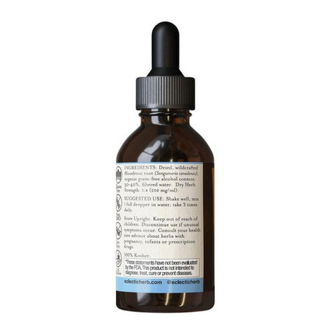 Eclectic Herb, Bloodroot, 2 Oz with Alcohol