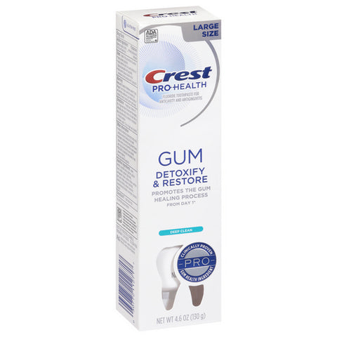 Crest, Pro Health Gum Detoxify and Restore Deep Clean Toothpaste, 4.6 Oz (Case Of 6)