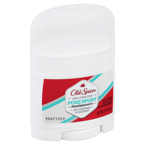 Old Spice, High Endurance Invisible Solid Antiperspirant Deodorant Pure Sport, .5 Oz (Case Of 12)