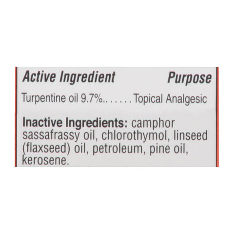 Dr J. H. Mcleans, Volcanic Oil Pain Relieving Liniment, 2 Oz