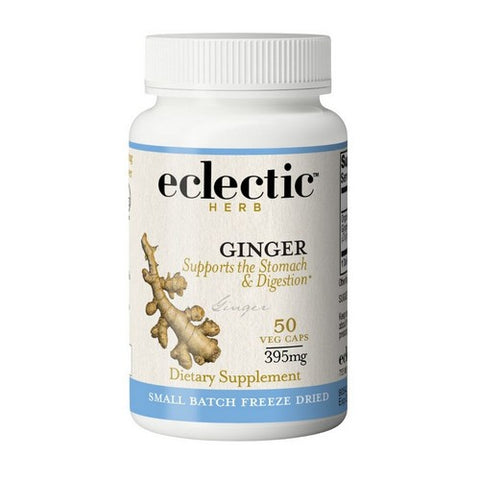 Eclectic Herb, Ginger, 395 Mg, 50 Caps