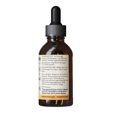 Eclectic Herb, Goldenseal - Liquid, 2 Oz Alcohol free