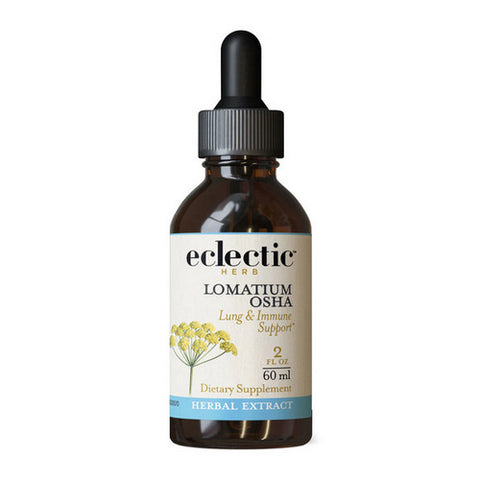 Eclectic Herb, Lomatium - Osha, 2 Oz with Alcohol